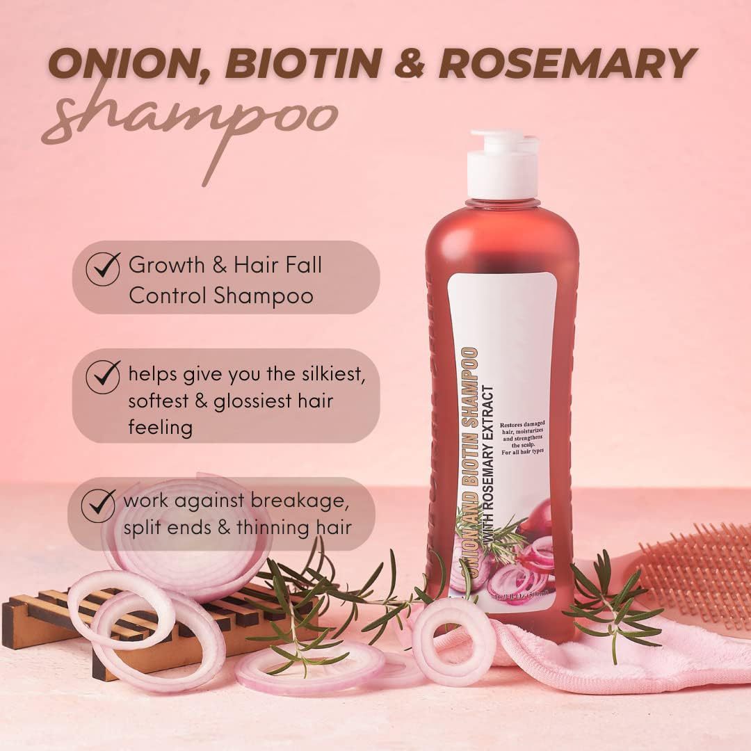 Hair Rescue™ - Onion & Biotin Shampoo